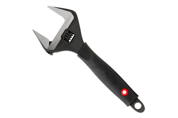 Ключ розвідний Intertool 250 мм (0-50 мм) розширений захоплення (XT-0050)
