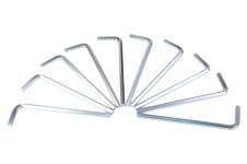 Ключ торцевий шестигранний Mastertool 4 мм (75-0004) (10 шт.)