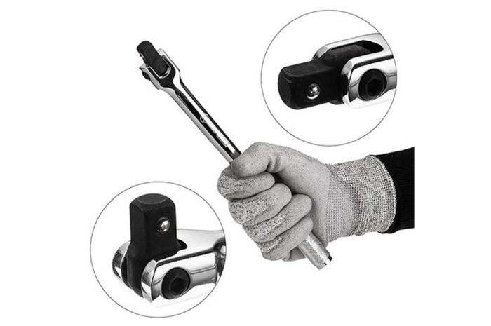 Вороток с карданом Intertool 1/2" 270 мм (ET-1032)