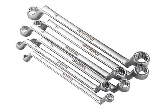 Набір накидних ключів Intertool 6 шт. (6-17 мм) Storm (HT-1101)