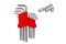 Набір Torx ключів Intertool 9 шт. з отвором подовжені (HT-0606)