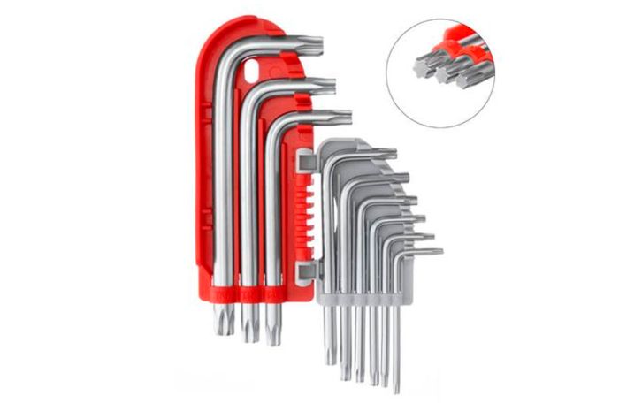 Набор Torx ключей Intertool 9 шт. Pro (HT-1821)