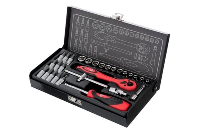 Набор инструмента Intertool 1/4" 28 ед. (ET-6028)