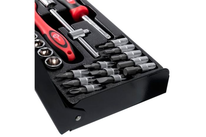 Набор инструмента Intertool 1/4" 28 ед. (ET-6028)