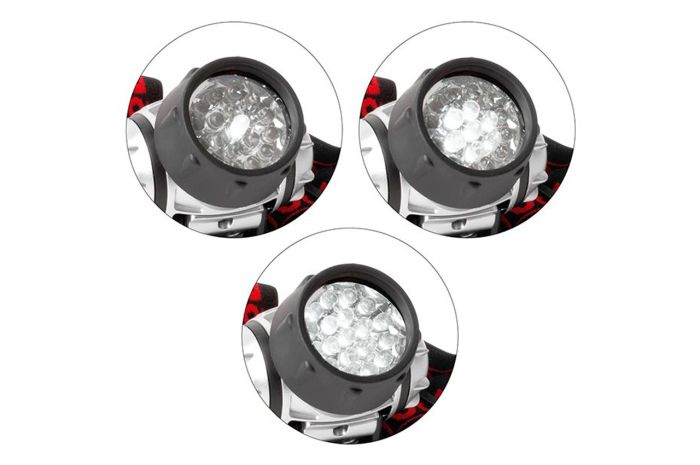 Фонарь налобный Intertool 19 LED (LB-0301)