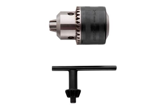 Патрон для дрилі з ключем Intertool 1/2 "х 20 3-16 мм (ST-1620)