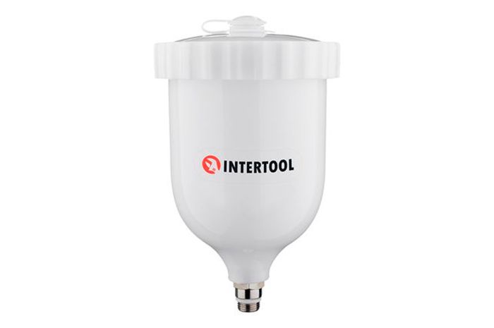 Бачок для пневмопистолета HP Intertool 600 мл наружная резьба М14 x 1.25 (PT-1902)