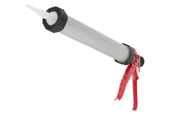 Пистолет для силикона Intertool тубус 375 мм х 600 мл (HT-0026)
