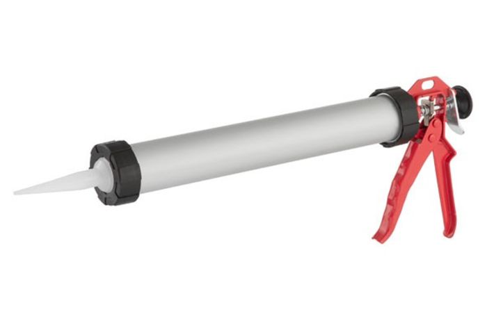 Пистолет для силикона Intertool тубус 375 мм х 600 мл (HT-0026)
