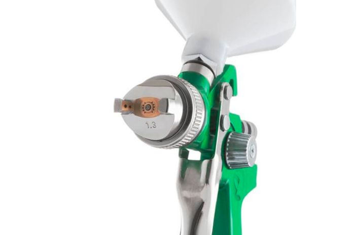 Пневмопістолет лакофарбовий HVLP Intertool верхній бак 600 мл x 1.3 мм з регулятором (PT-0102)