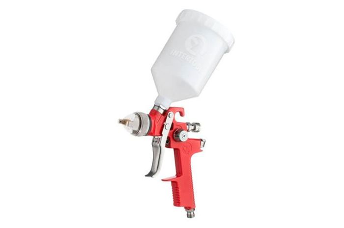 Пневмопистолет лакокрасочный HVLP Intertool верхний бак 600 мл x 1.4 мм PT-0104 (PT-0104)