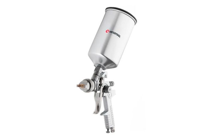 Пневмопистолет лакокрасочный HVLP Intertool верхний бак 1000 мл x 1.3 мм (PT-0107)