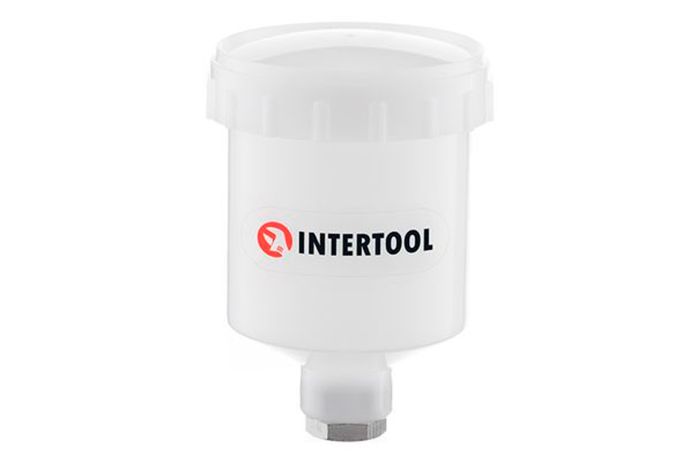 Бачок для пневмопистолета HVLP Intertool 125 мл внутренняя резьба 3/8" (PT-1900)
