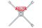 Ключ балонний хрестоподібний Intertool 17 x 19 x 21 x 1/2" Pro (HT-1603)