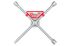Ключ балонний хрестоподібний Intertool 17 x 19 x 21 x 1/2" Pro (HT-1603)