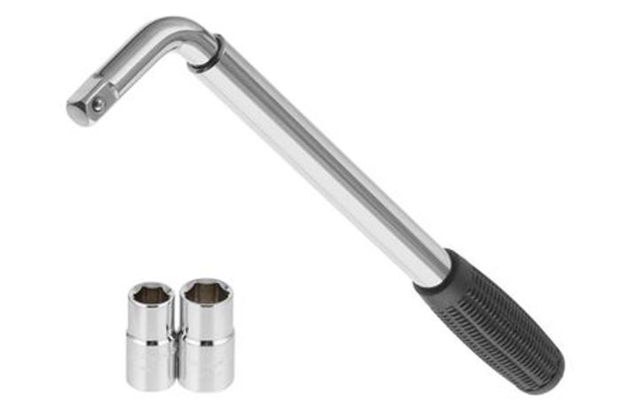 Ключ баллонный телескопический Intertool 1/2" (17 x 19 мм + 21 x 23мм) (HT-1605)