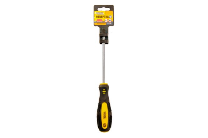 Отвертка Mastertool шлицевая SL6 x 125 мм (48-5612)