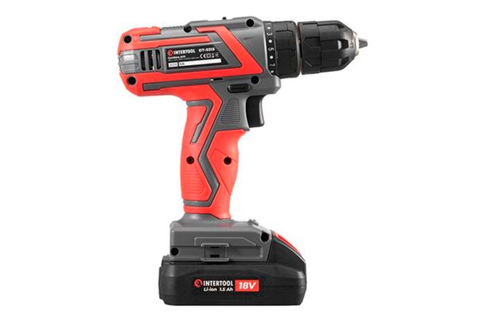 Шуруповерт аккумуляторный Intertool 18 В DT-0315 (DT-0315)