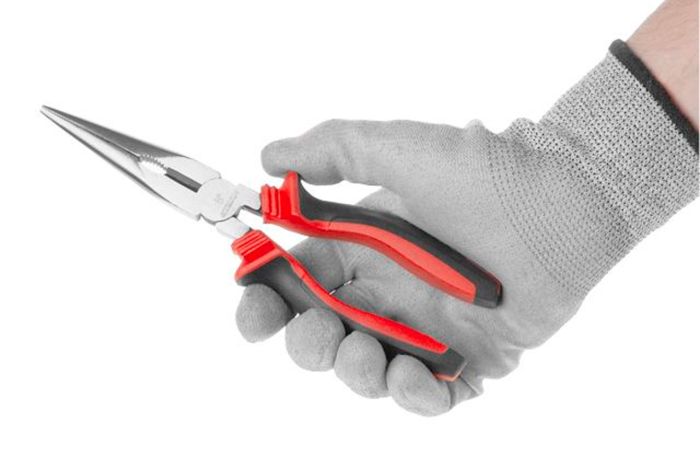 Плоскогубцы удлиненные прямые Intertool 200 мм фосфат (NT-0140)