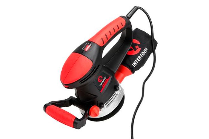 Эксцентриковая шлифмашина Intertool 480 Вт SemiPro (WT-0542)