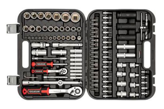 Набор инструмента Intertool 1/4" x 1/2 111 ед. Storm (ET-8111)