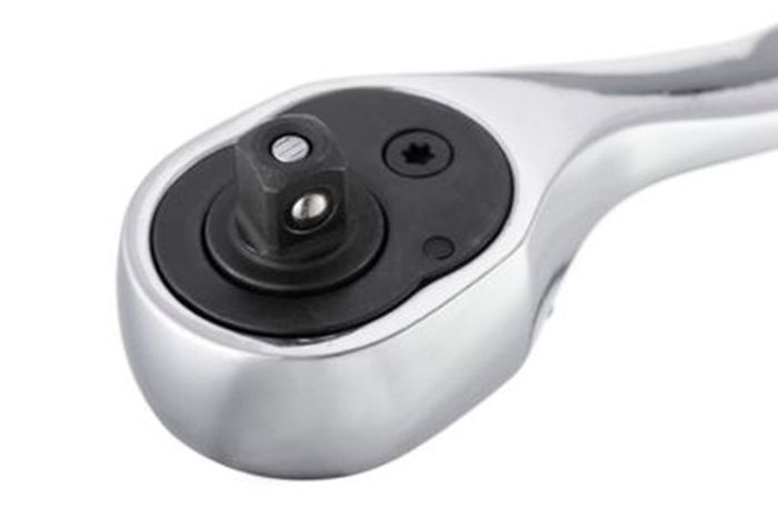Ключ трещоточный (рукоятка с храповым механизмом) Intertool 1/4" x 72T Storm (ET-8001)
