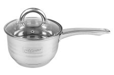 Сотейник нержавіючий Maestro 160 мм x 2.1 л з кришкою MR-3513-16S (MR-3513-16S)