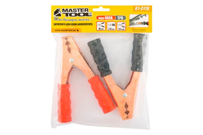 Зажимы для клемм аккумулятора Mastertool 150 мм (81-0118)
