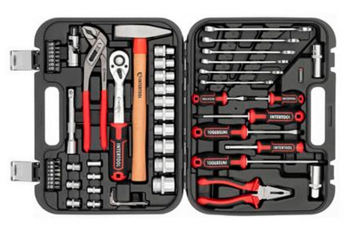 Набор инструмента Intertool 1/2" 56 ед. Storm (ET-8056)