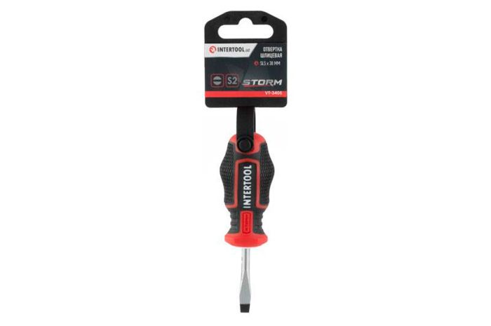 Отвертка Intertool SL5 x 38 мм Storm (VT-3405)