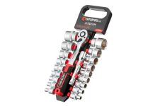 Набор инструмента на планке Intertool 1/2" x 20 ед. Storm (ET-8016)
