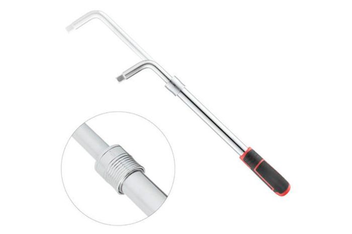 Ключ баллонный телескопический Intertool 1/2" (17 x 19 мм + 21 x 23 мм) Storm (HT-1601)