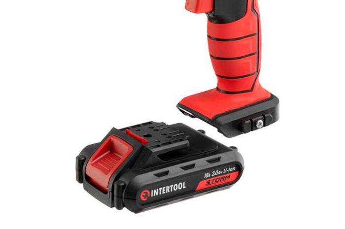 Шуруповерт аккумуляторный Intertool 18 В Storm (WT-0317)
