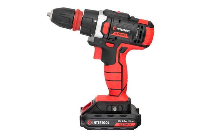 Шуруповерт аккумуляторный Intertool 18 В Storm (WT-0317)