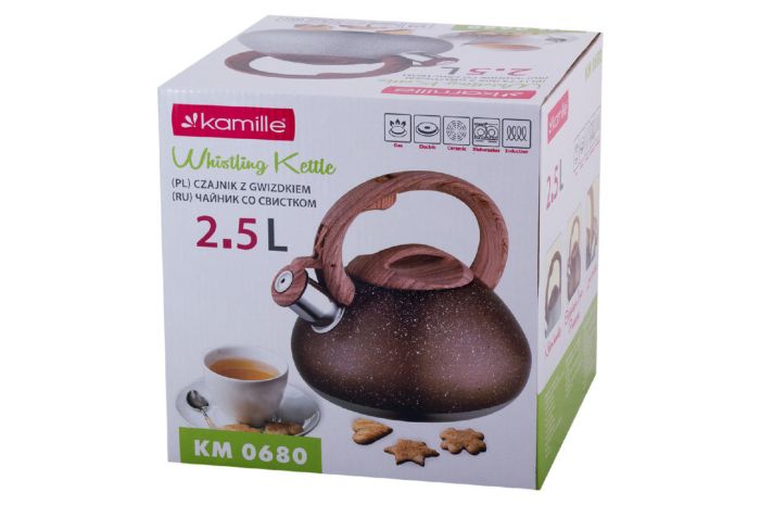 Чайник нержавіючий Kamille 2.5 л 0680 (0680)