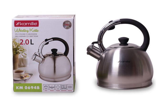 Чайник нержавіючий Kamille 2 л 0694BN (0694BN)
