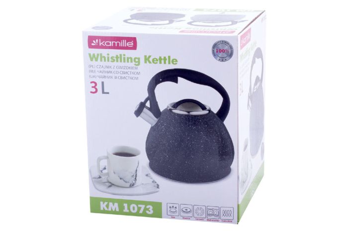 Чайник нержавеющий Kamille 3 л 1073 (1073BL)