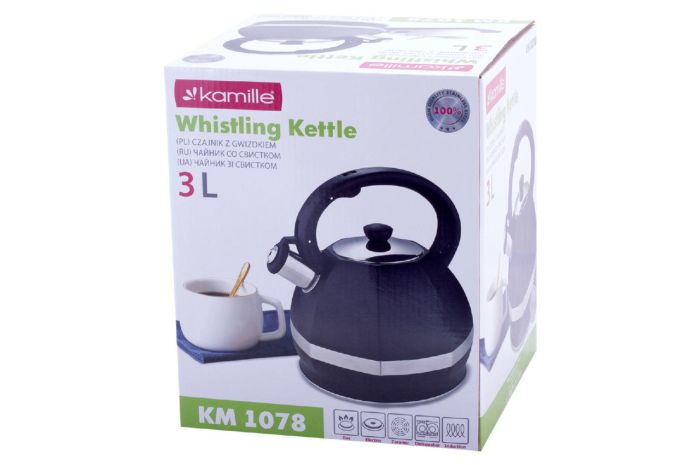 Чайник нержавіючий Kamille 3 л 1078 (1078)