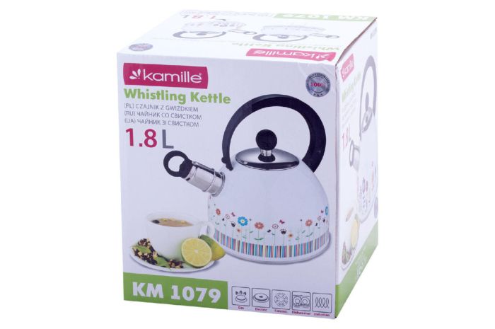 Чайник нержавеющий Kamille 1.8 л 1079 (1079)