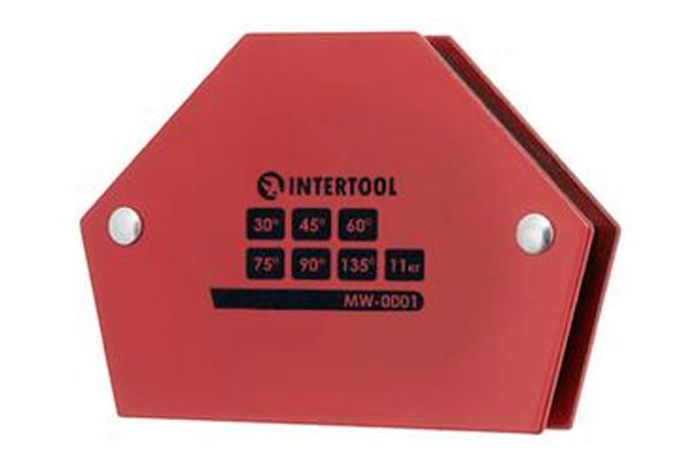 Держатель магнитный для сварки Intertool 11кг трапеция (MW-0001)
