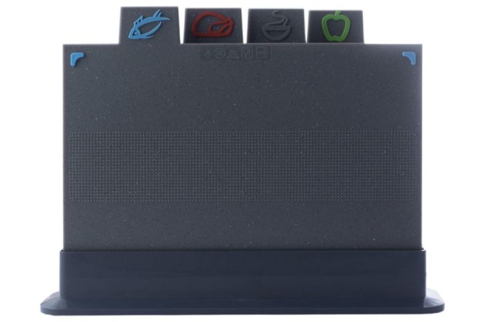 Набір дошок розділювальних Kamille 290 x 195 мм граніт (4 шт.) (10073)