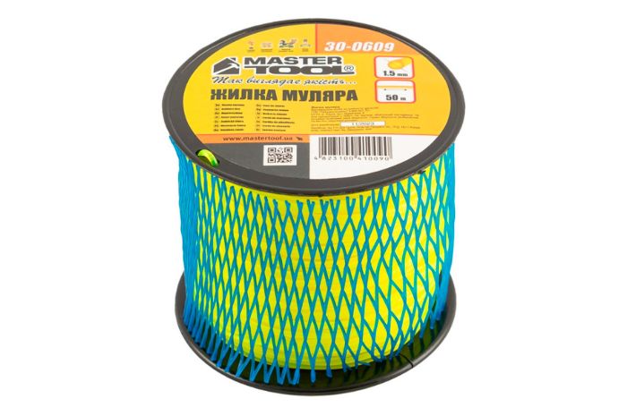 Волосінь муляра Mastertool 1.5 мм x 50 м котушка (30-0609)