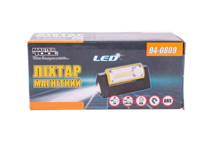 Фонарь магнитный Mastertool 7LED x 3 Вт (1COB) (94-0809)
