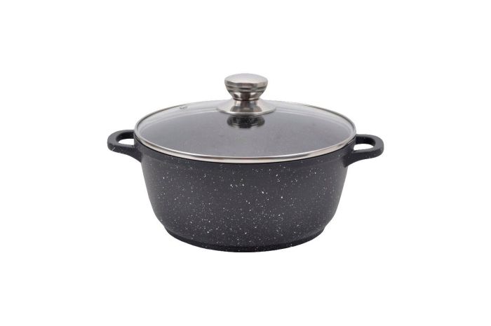 Кастрюля антипригарная Maestro 180 мм x 1.7 л Granite (MR-4218)