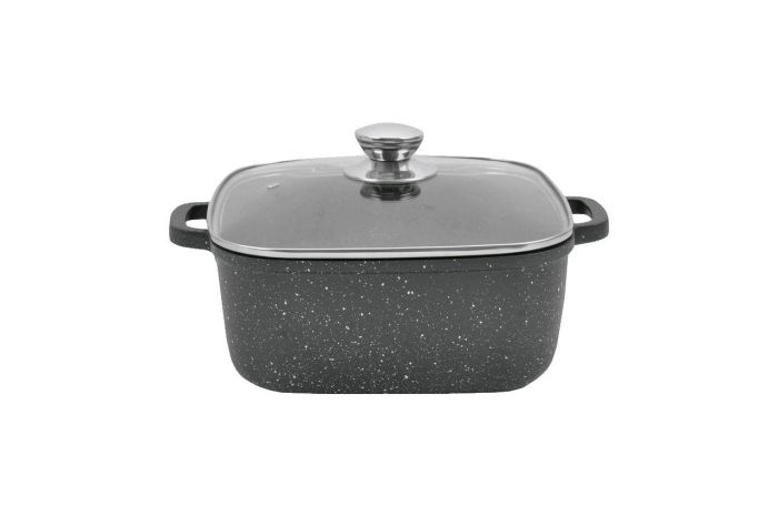 Кастрюля антипригарная Maestro 280 x 280 мм x 8 л Granite (MR-2828)