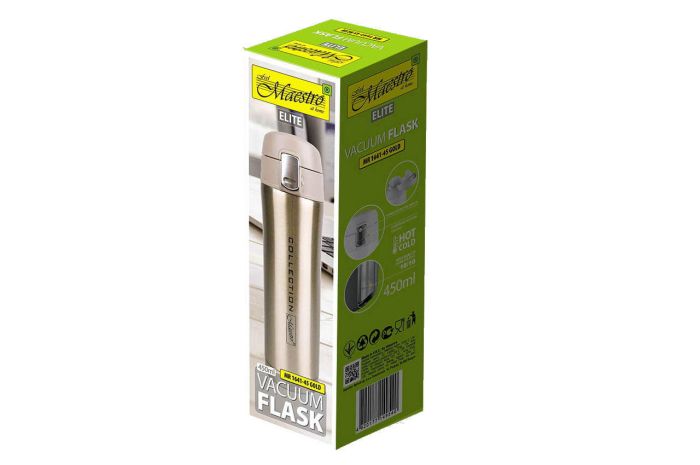 Термокружка Maestro 450 мл Collection золотая (MR-1641-45-GOLD)