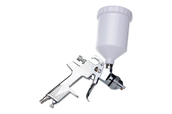 Краскопульт пневматический HVLP Apro 600 мл x 1.3 мм ВБ пластик (850034)