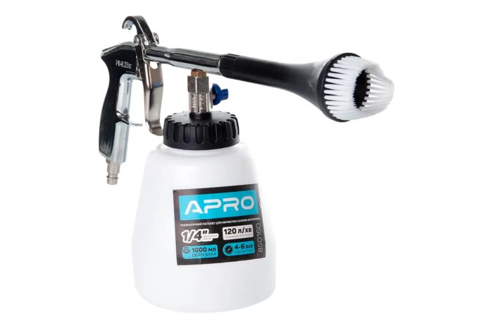 Пістолет пневматичний для хімчистки Apro 1/4 "x 6 бар x 1000 мл (850160)