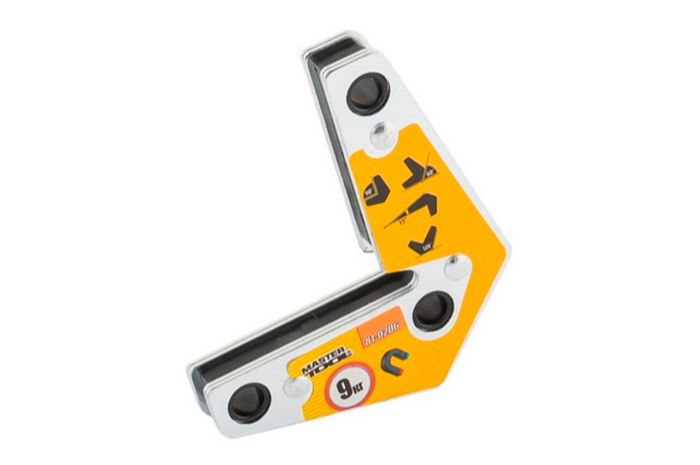 Держатель магнитный для сварки Mastertool 9 кг угловой неодимовый магнит (81-0206)