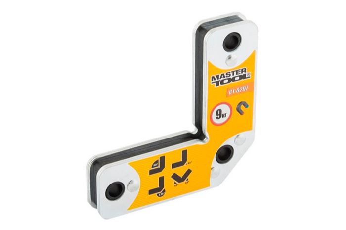 Держатель магнитный для сварки Mastertool 9 кг угловой (81-0207)